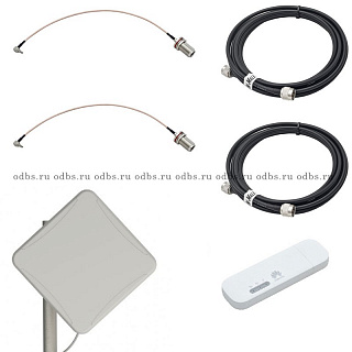 Комплект № А7 : Petra Broad Band MIMO 2x2 3G - 4G(LTE) + модем E8372 + кабельная сборка N-N (5 метров) - 5
