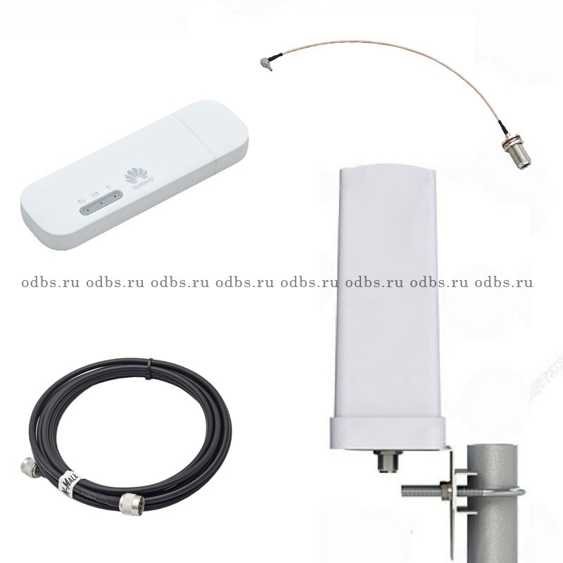 Комплект № А28 : Nitsa-7 3G-4G + E8372 + кабельная сборка N-N (5 метров) - 1