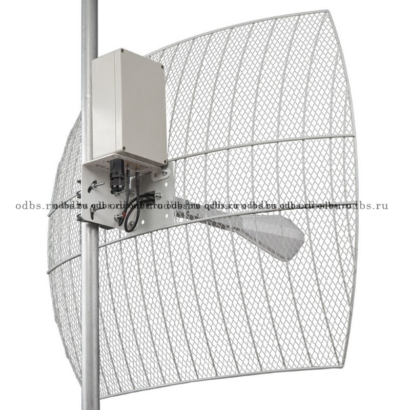 KNA27-1700/2700 BOX - параболическая MIMO антенна (модели CRC9 или U.fl) 27 дБ с гермобоксом (1800, 2100, 2400, 2600 МГц) - 2