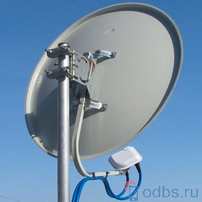 AX-2400 OFFSET MIMO 2x2 4G LTE облучатель для офсетного спутникового рефлектора - 1