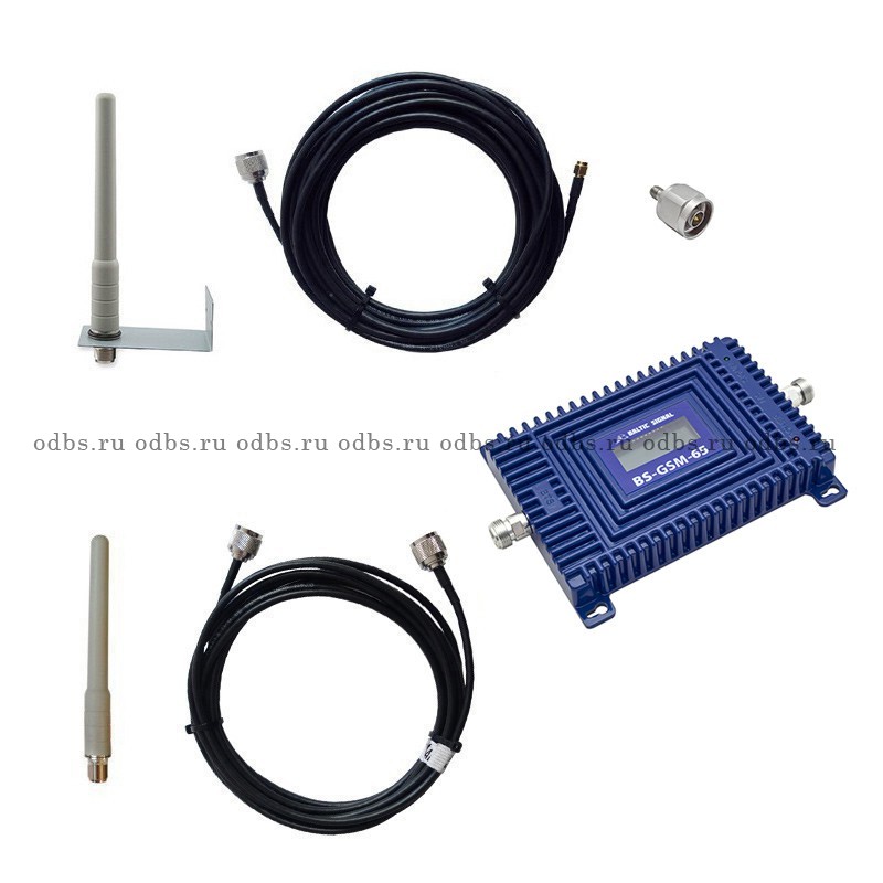 Усилитель сотовой связи комплект Baltic Signal BS-GSM-60-kit (до 100 м2) - 1