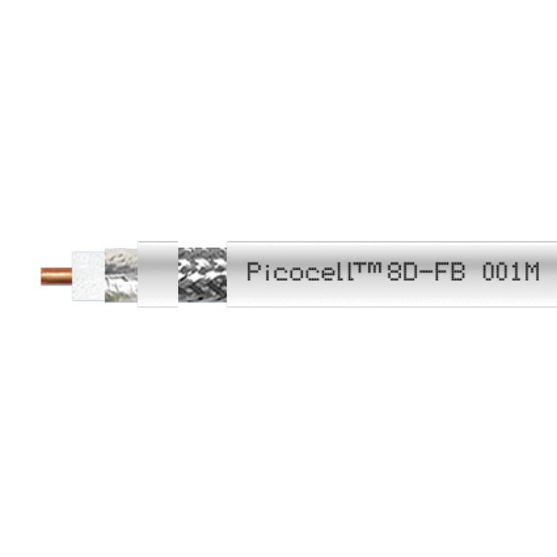 Кабель PicoCell 8D/FB (CCA) белый - 1