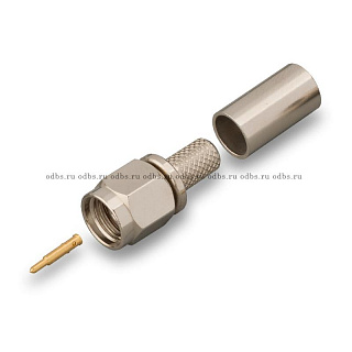 Разъем SMA-male для кабеля RG-58 (Обжимной) / S-111/RG-58 - 1